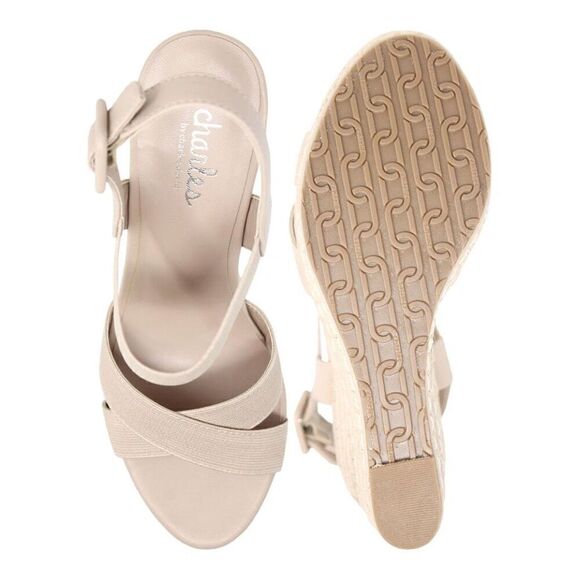 Charles by Charles David Thrice Platform Wedge Sandal Size 10 - Picture 3 of 5